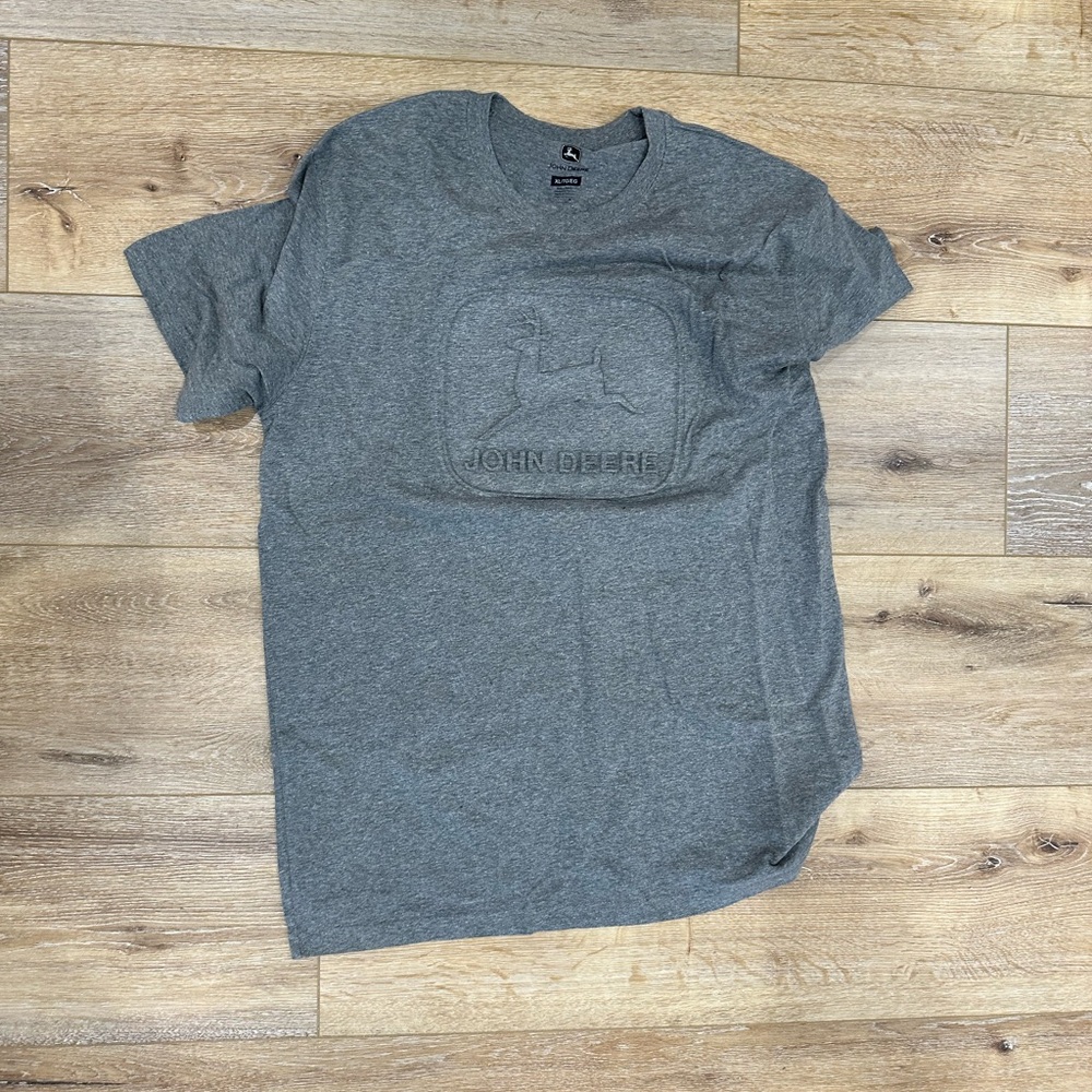 John Deere Charcoal Gray Men's Tee